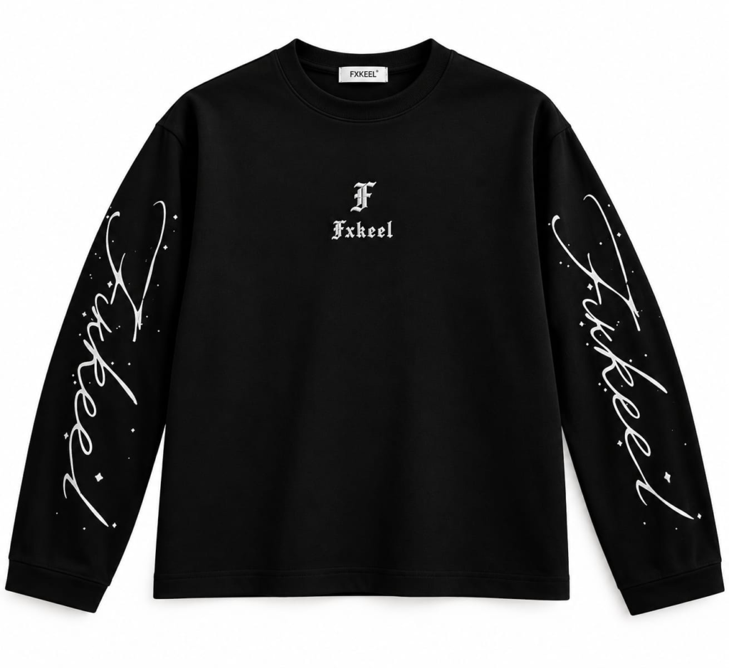 FXKEEL Graphic Long Sleeve — Black
